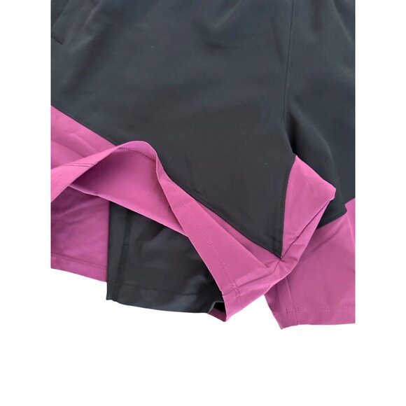 Under Armour Mens Woven 2-in-1 7'' Shorts 1373235 582 Purple Black Size L Large - Picture 8 of 10